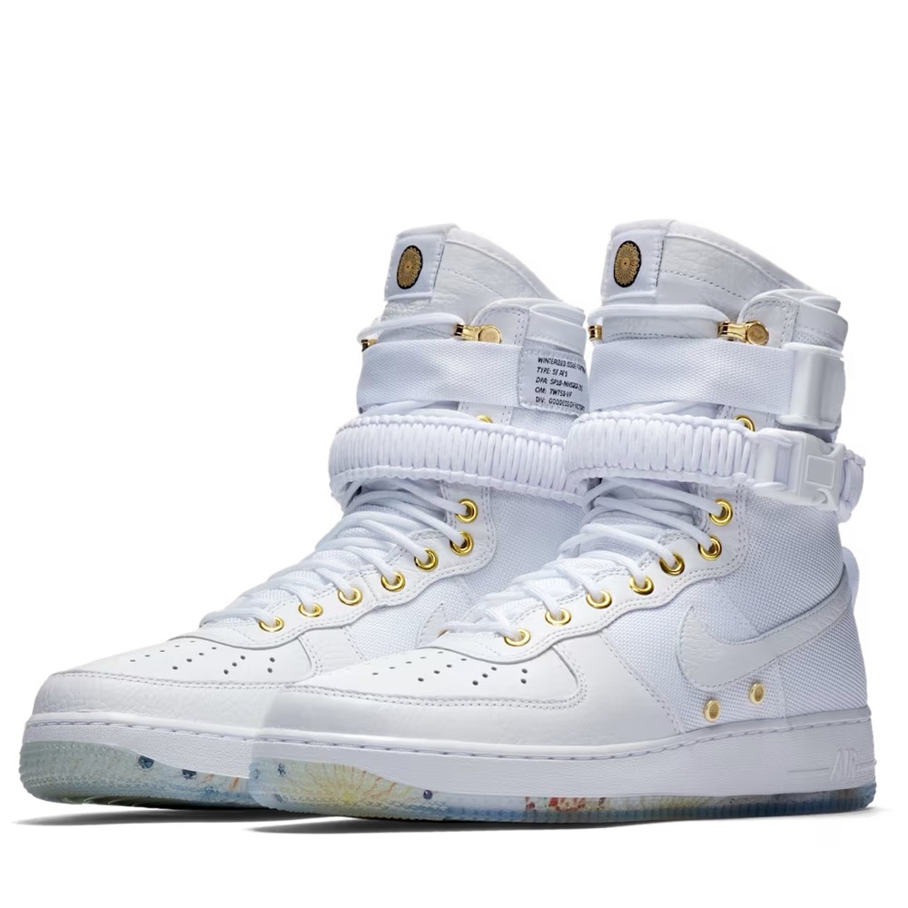 Nike AF 1 SF High Top Lunar Year Tactical Strap Sneakers🌬️